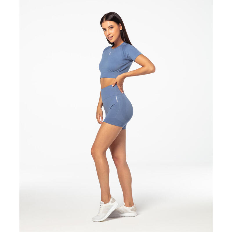 Short de sport à taille haute sans couture Vibe pour femmes