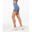 Vibe naadloze sportshort met hoge taille voor dames