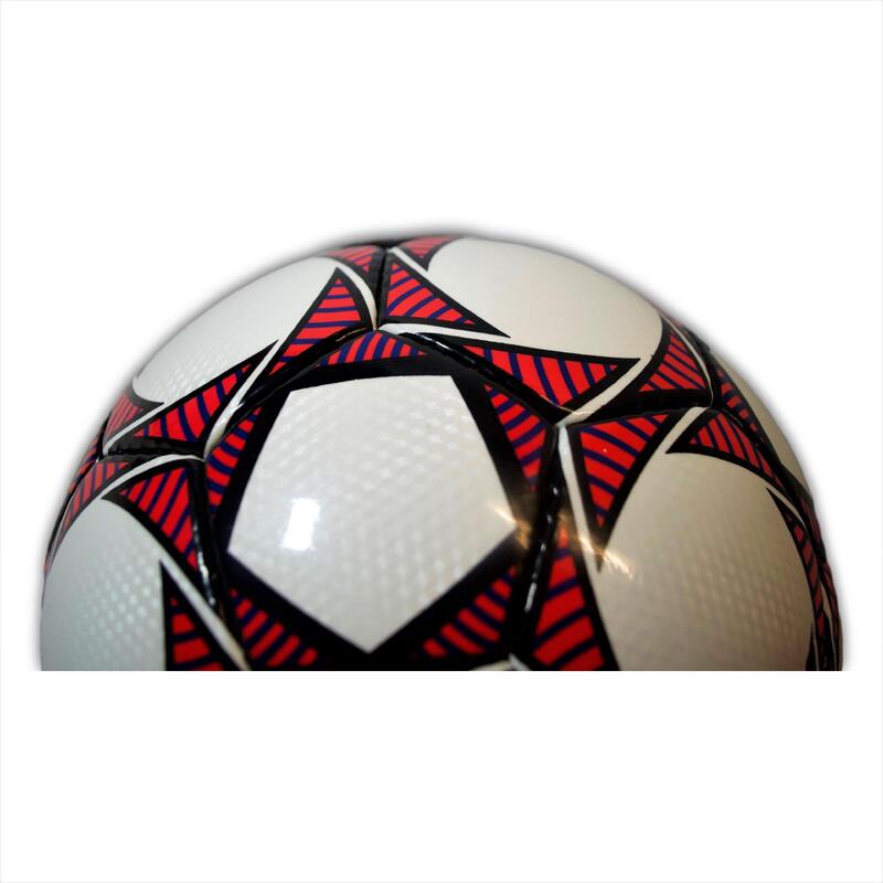 Balón de Futbol Entrenamiento Nº5 con Textura 3D COACHER INDIGO Blanco- Rojo