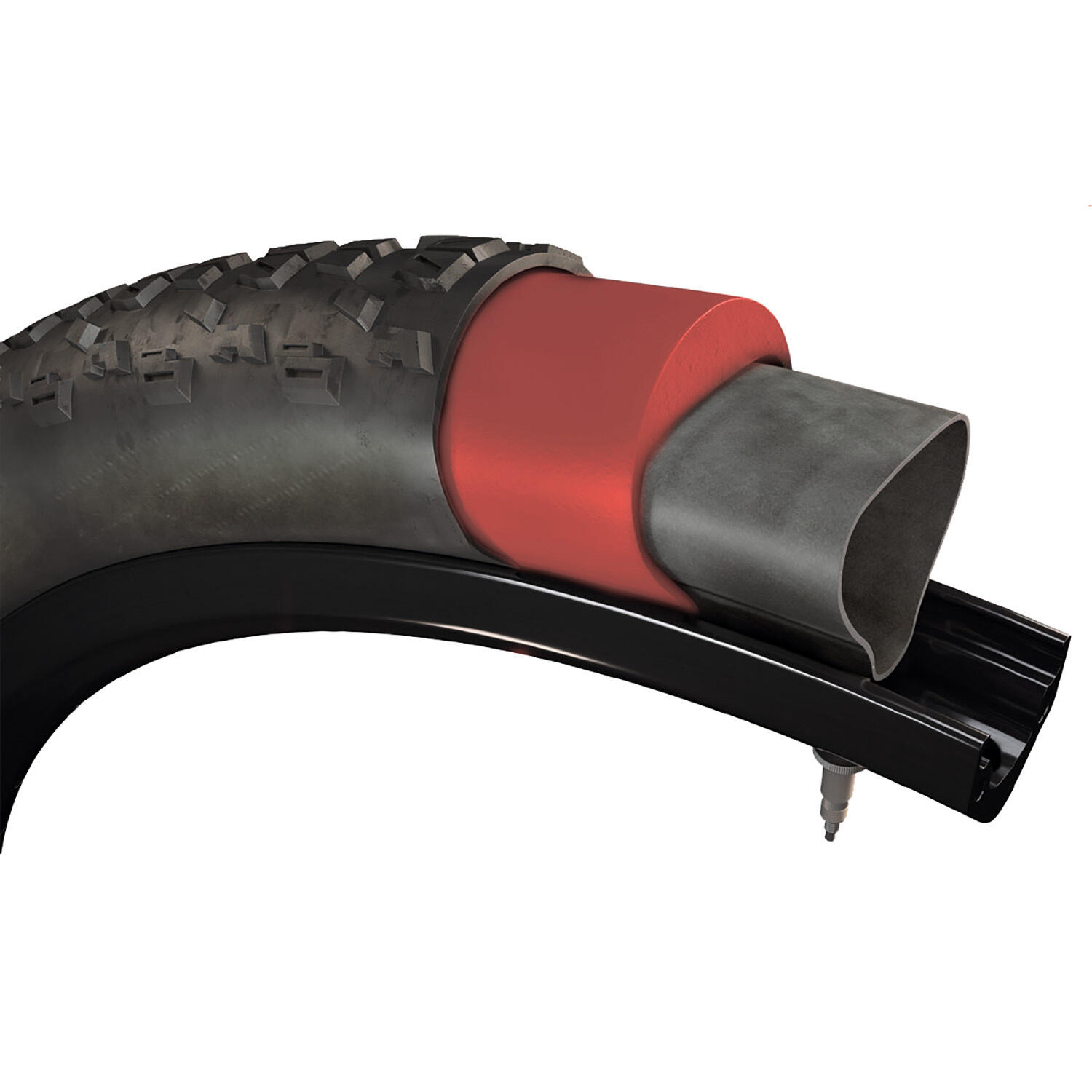 Tannus Armour 700-35/40c Buitenband-inlay anti-lek rood 4/5