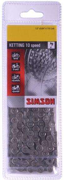 Chaîne de Vélo Simson 10 Vitesses avec Revêtement Antirouille 2/4