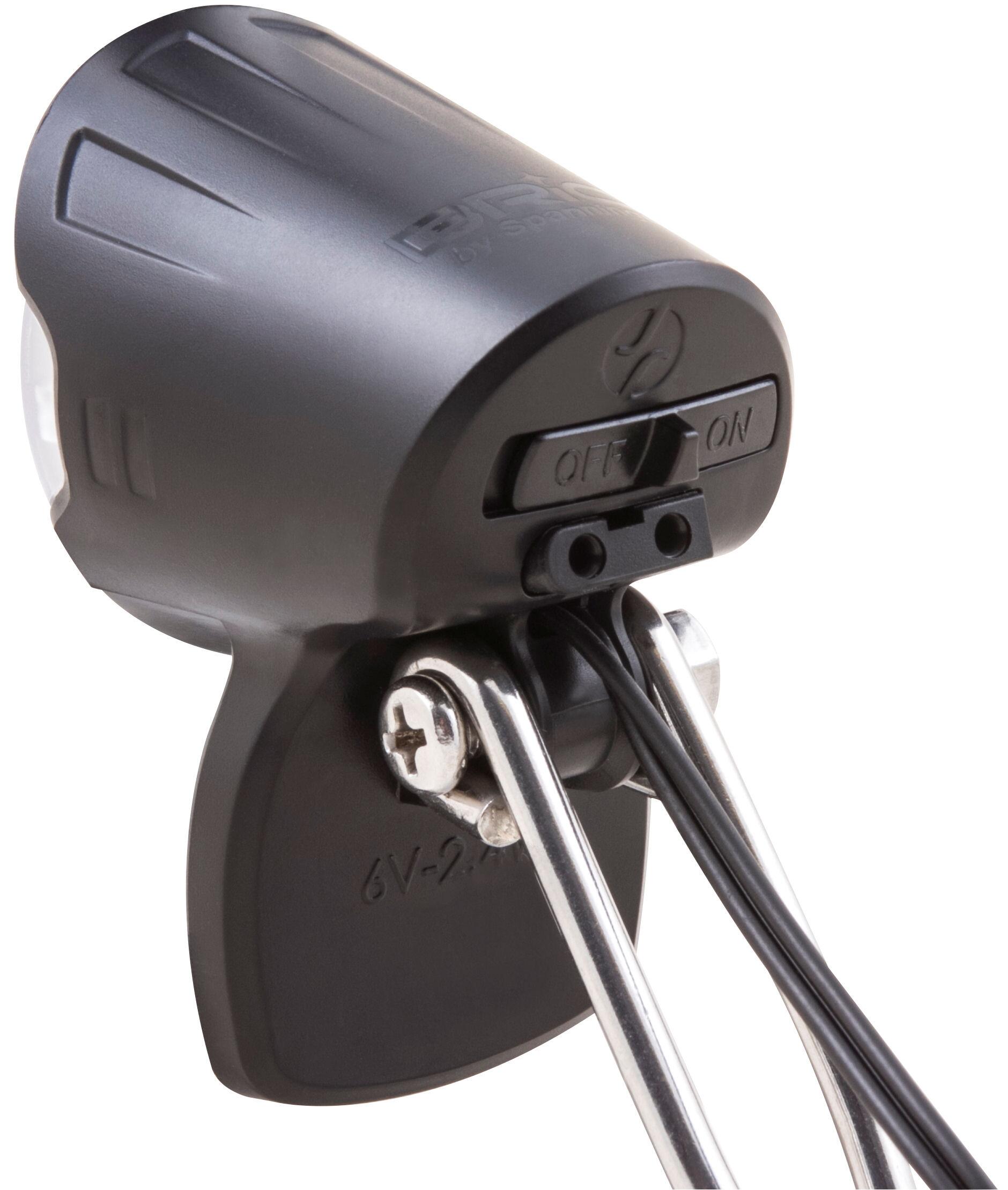 alumbrado delantero faro led para montaje en horquilla dynamo Spanninga Brio 15 3/5