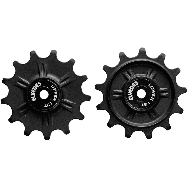 Kit Galets de derailleur vélo Elvedes Shimano M9100/8100/7100