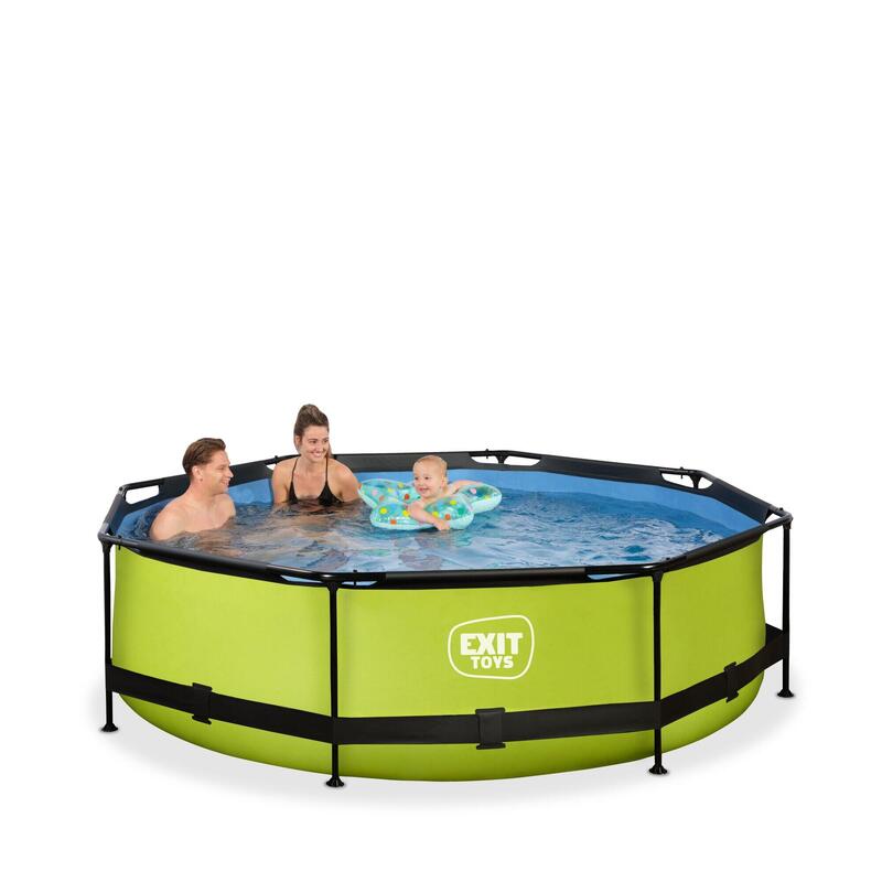 Zwembad - EXIT Lime zwembad ø300x76cm met filterpomp - groen