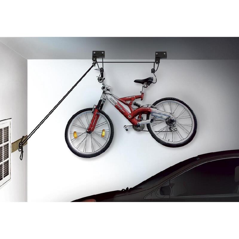 Elévateur pour vélo - système de suspension - Jusqu'à 57kg - Noir