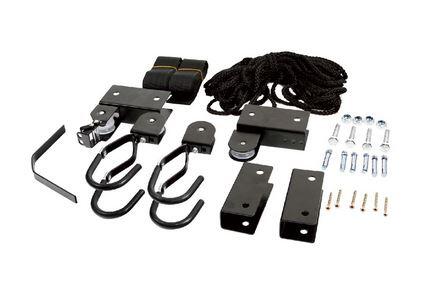 Ruimtebesparende Fietslift Bicycle Lift Superlifter 57kg En Acier Noir 11 Pièces Buzaglo SuperLifter 57kg