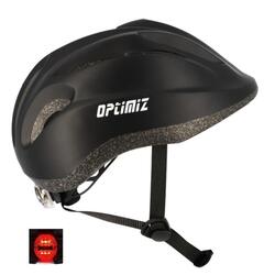 Casque de vélo enfant avec lumière - Garçons et filles - Noir mat