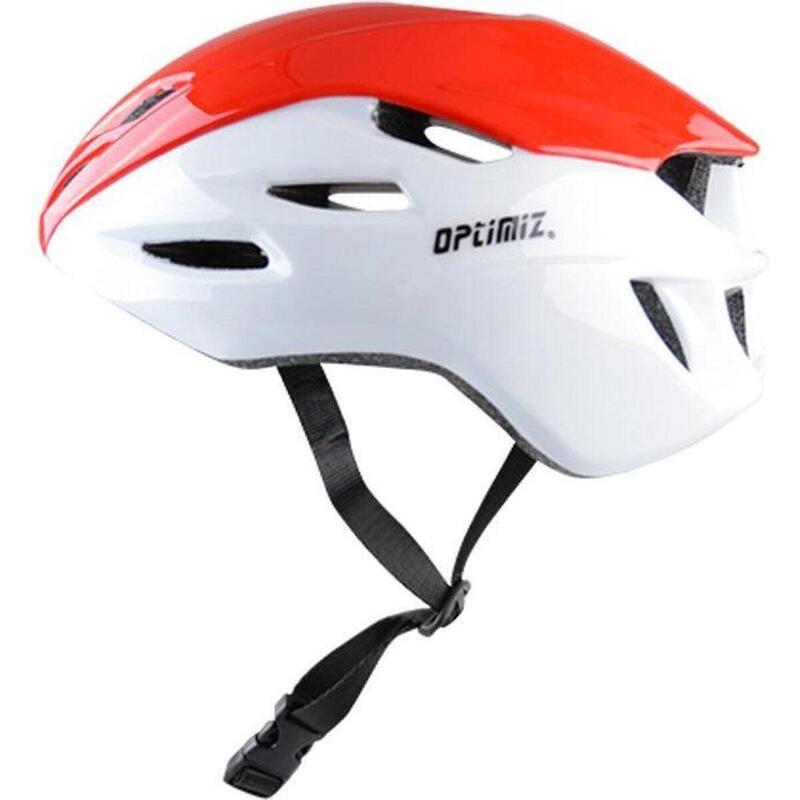 Casque de vélo Hommes/Femmes - Rouge Brillant - Race Aero