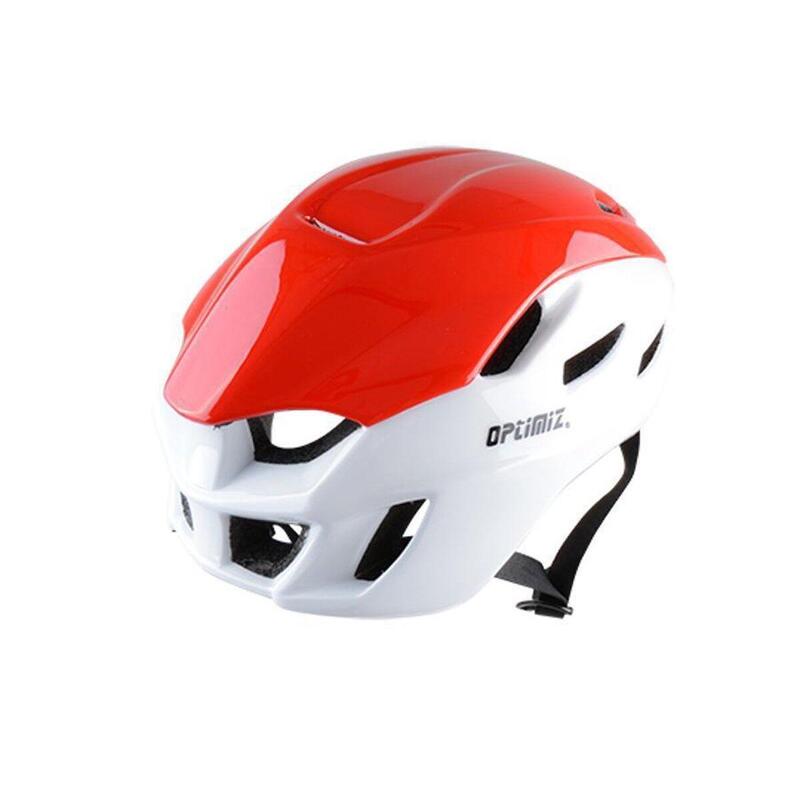 Casque de vélo Hommes/Femmes - Rouge Brillant - Race Aero