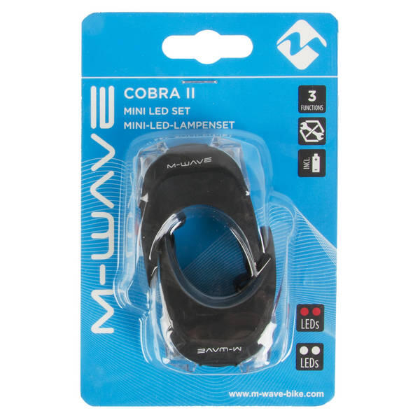 Set Flash cu Baterii M-WAVE  "COBRA II"