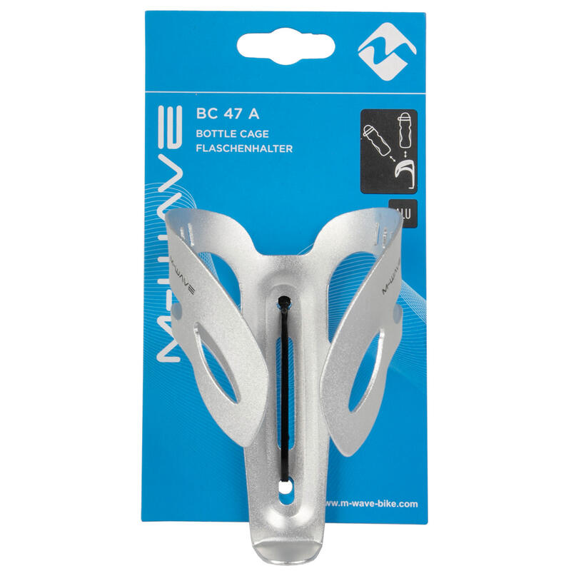 M-Wave Bidone Holder Aluminium Silver (emballage suspendu)