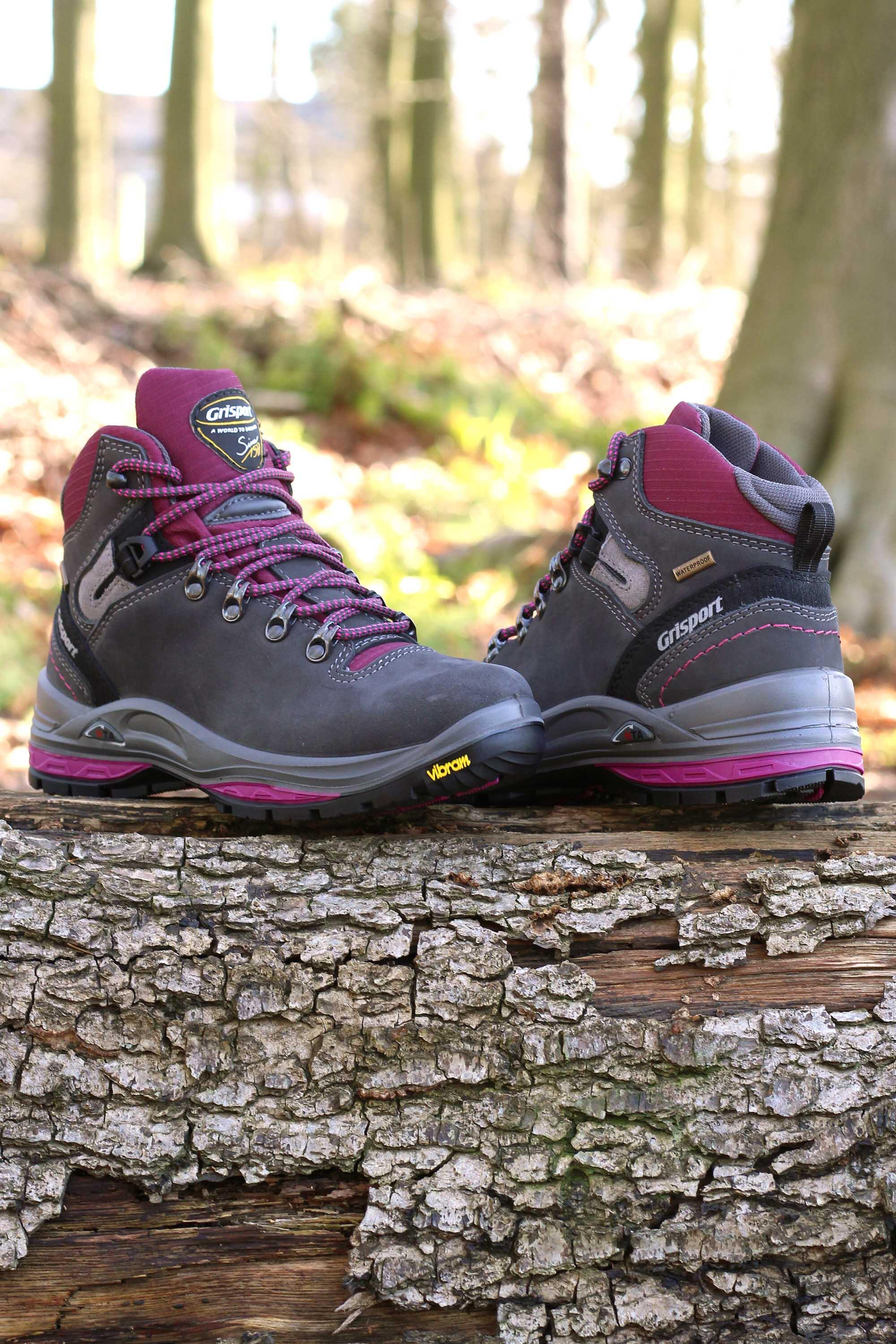 Lady Glide Grey Waterproof Hiking Boot 5/5