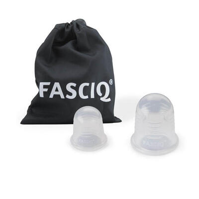 Fasciq® silicone cupping set small en large - siliconen