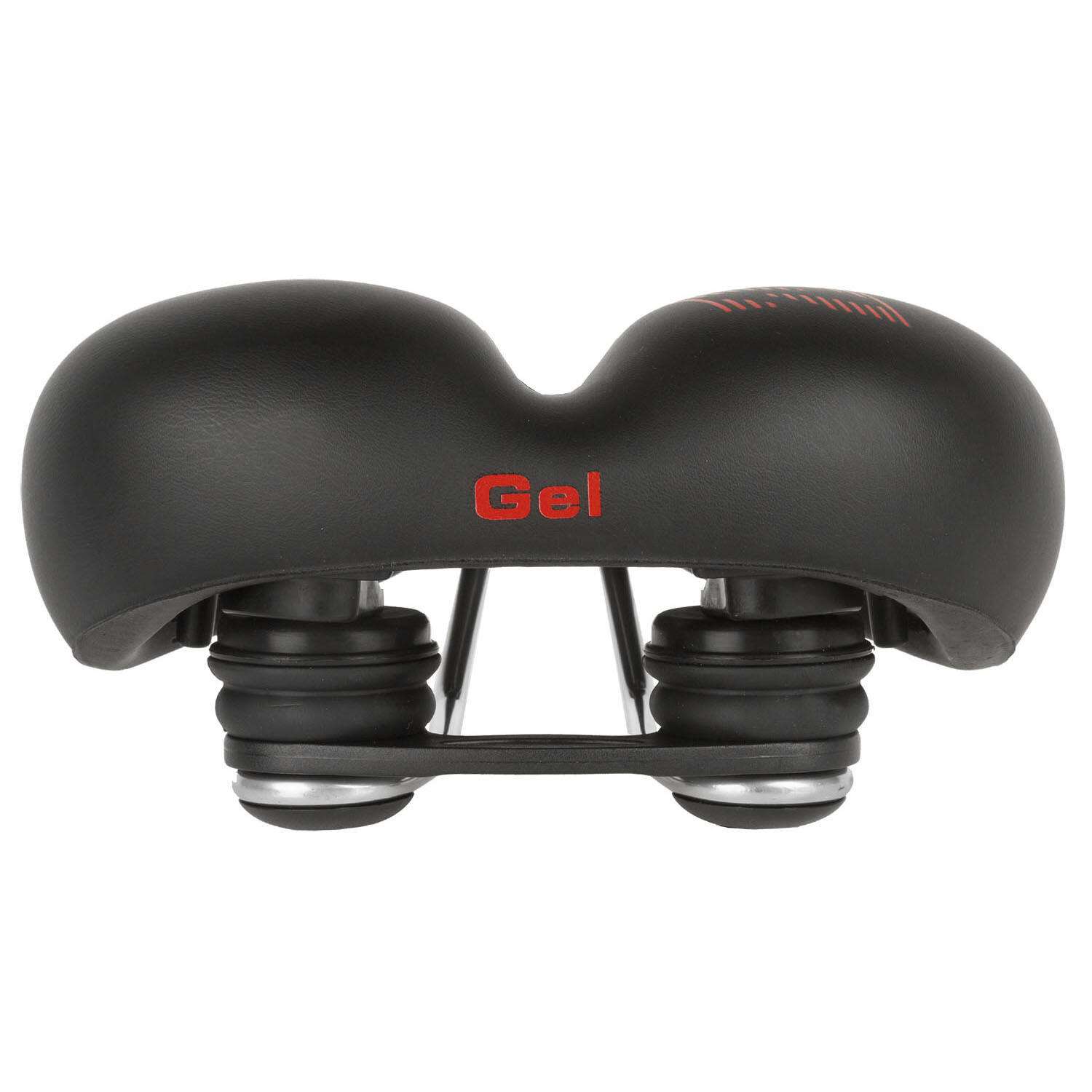 Velo plush gel zadel elasto city 275x213mm zwart op kaart 2/4