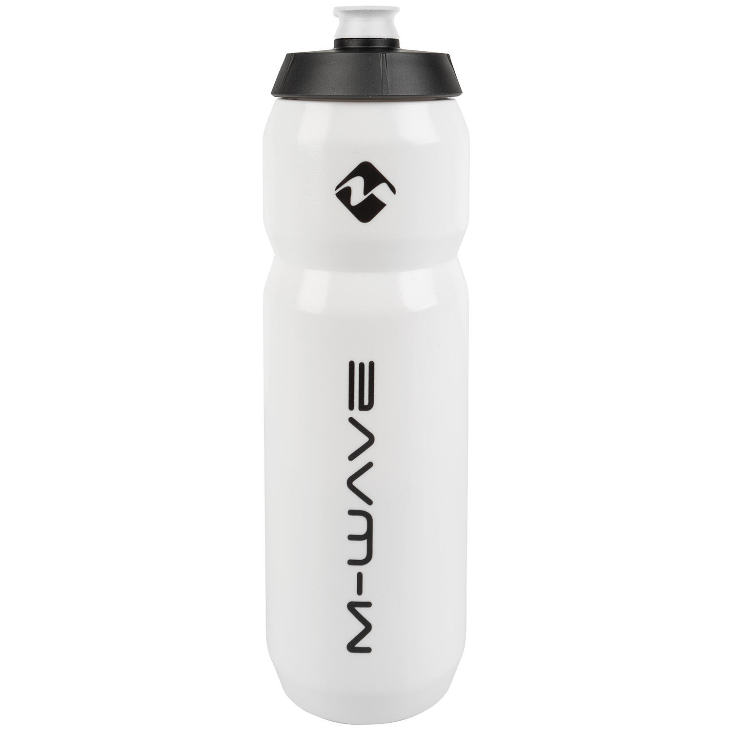 M-WAVE M-WAVE Trinkflasche „PBO-1000“, 1 Liter, Weiß, Kunststoff, mit Skala