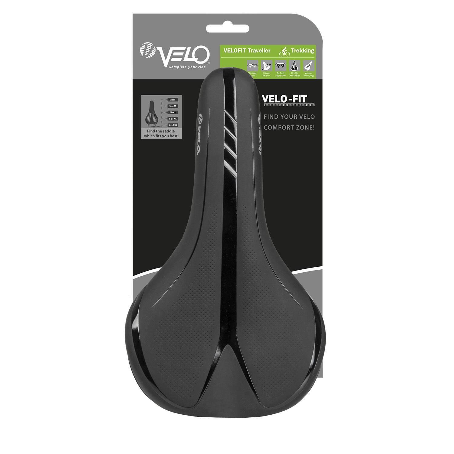 Selle de trekking VELO Traveller taille M 363 g 4/4