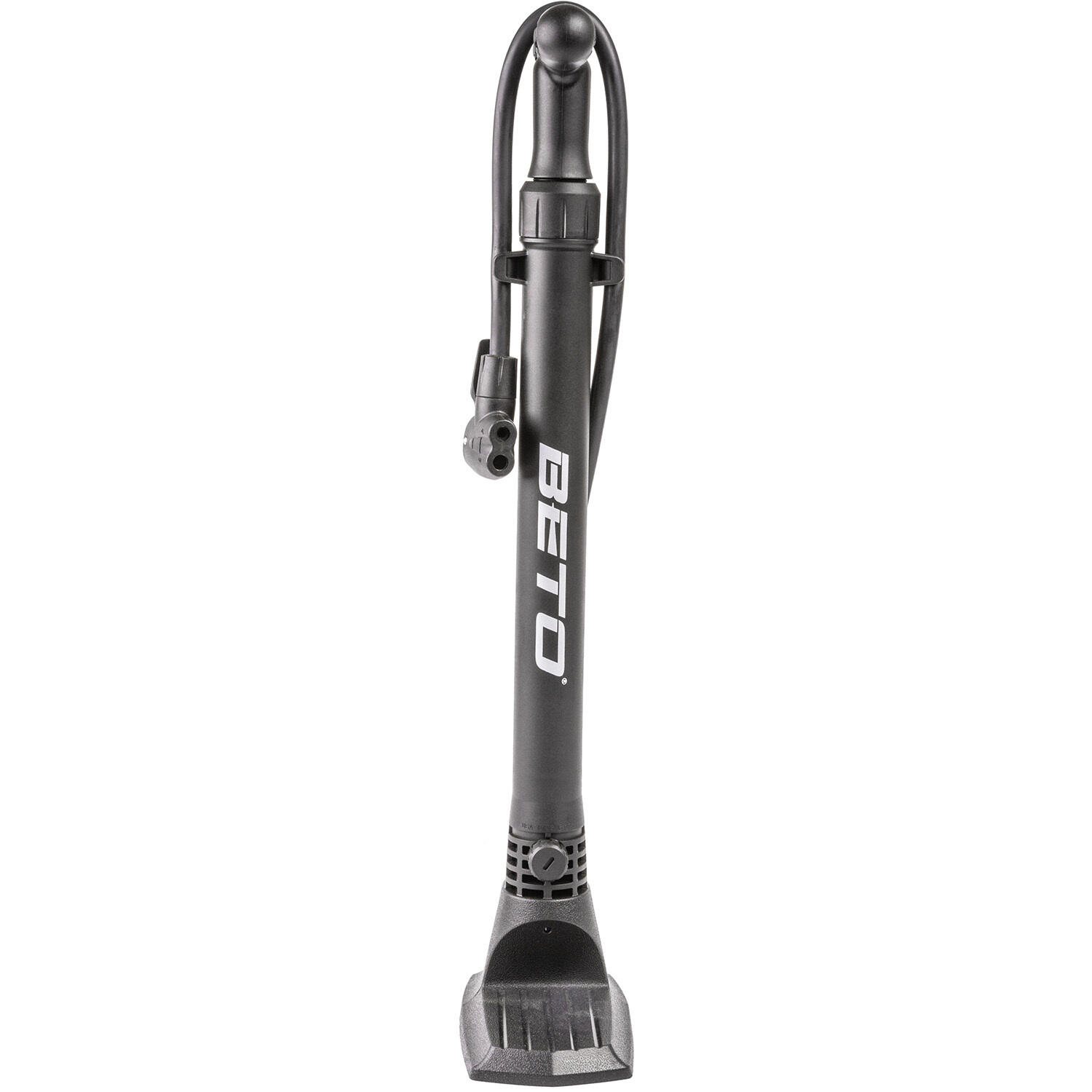 BETO Standpumpe mit Manometer und Universal-Doppelkopf, Schwarz 2/6
