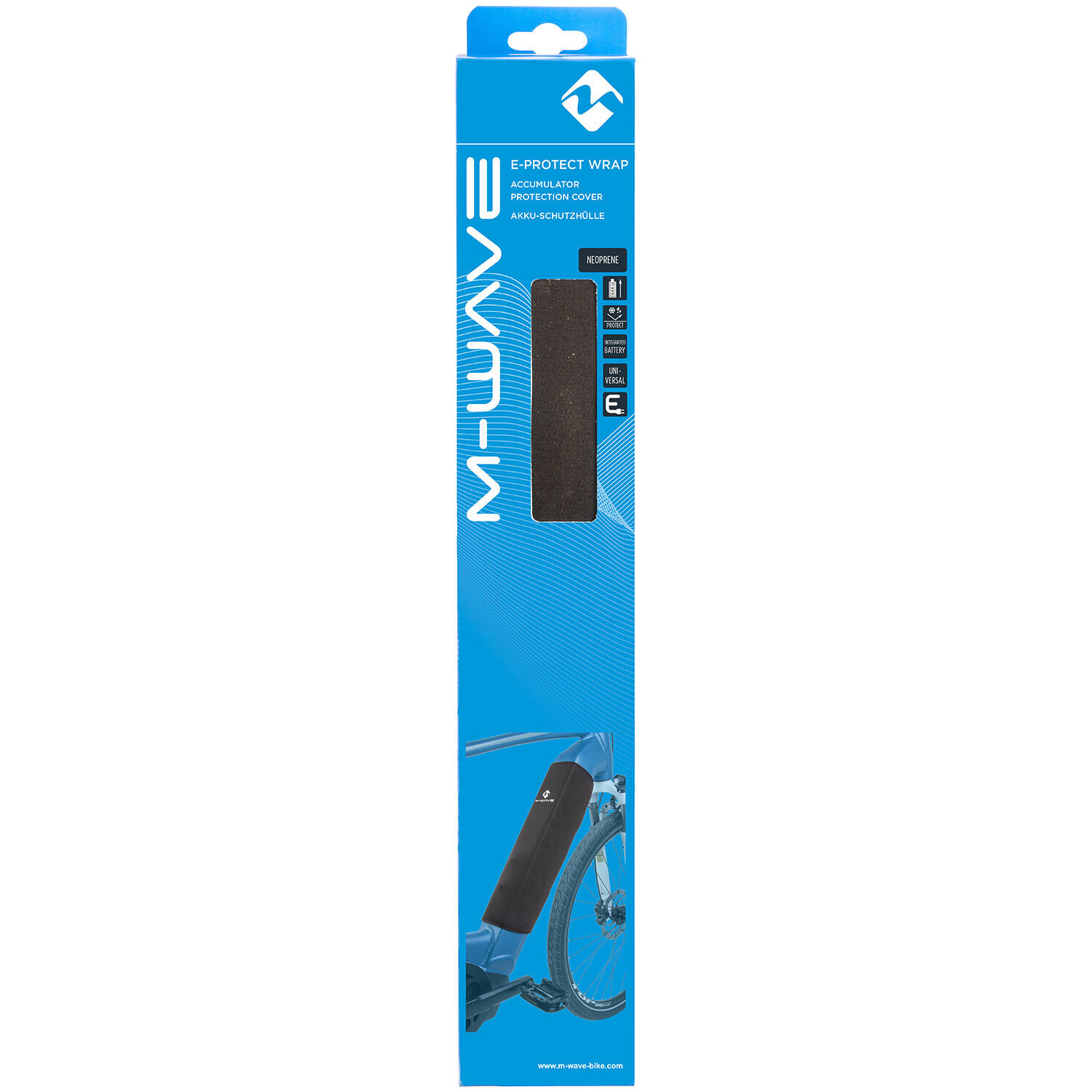 Couvre-vélo électrique à ondes en néoprène Protection de la batterie intubée 4/4