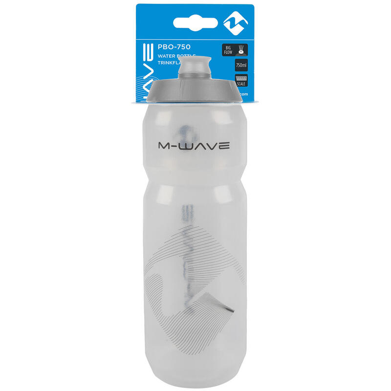 M-wave m-wave bidon 750cc gris transparent