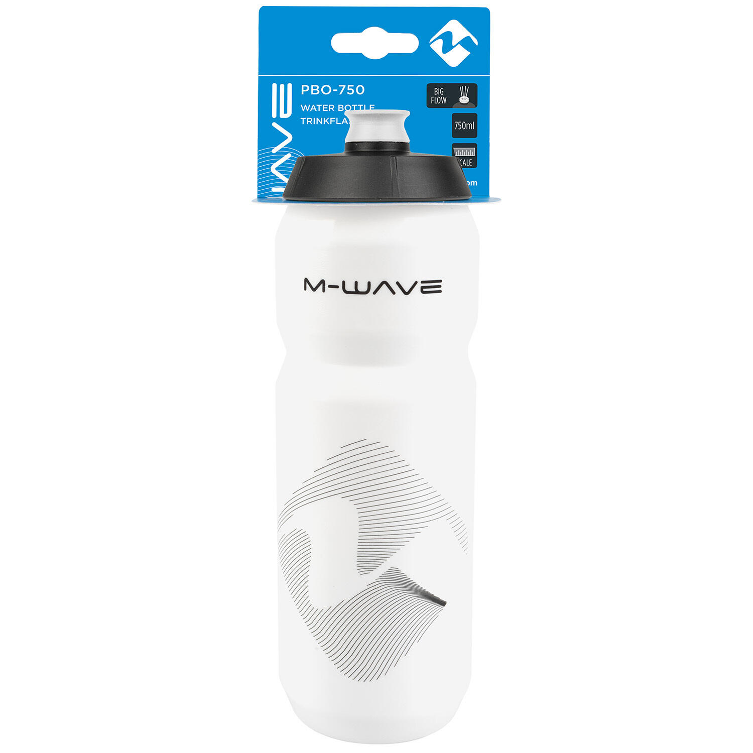 M-wave bidon 750ml met indicator wit 4/4