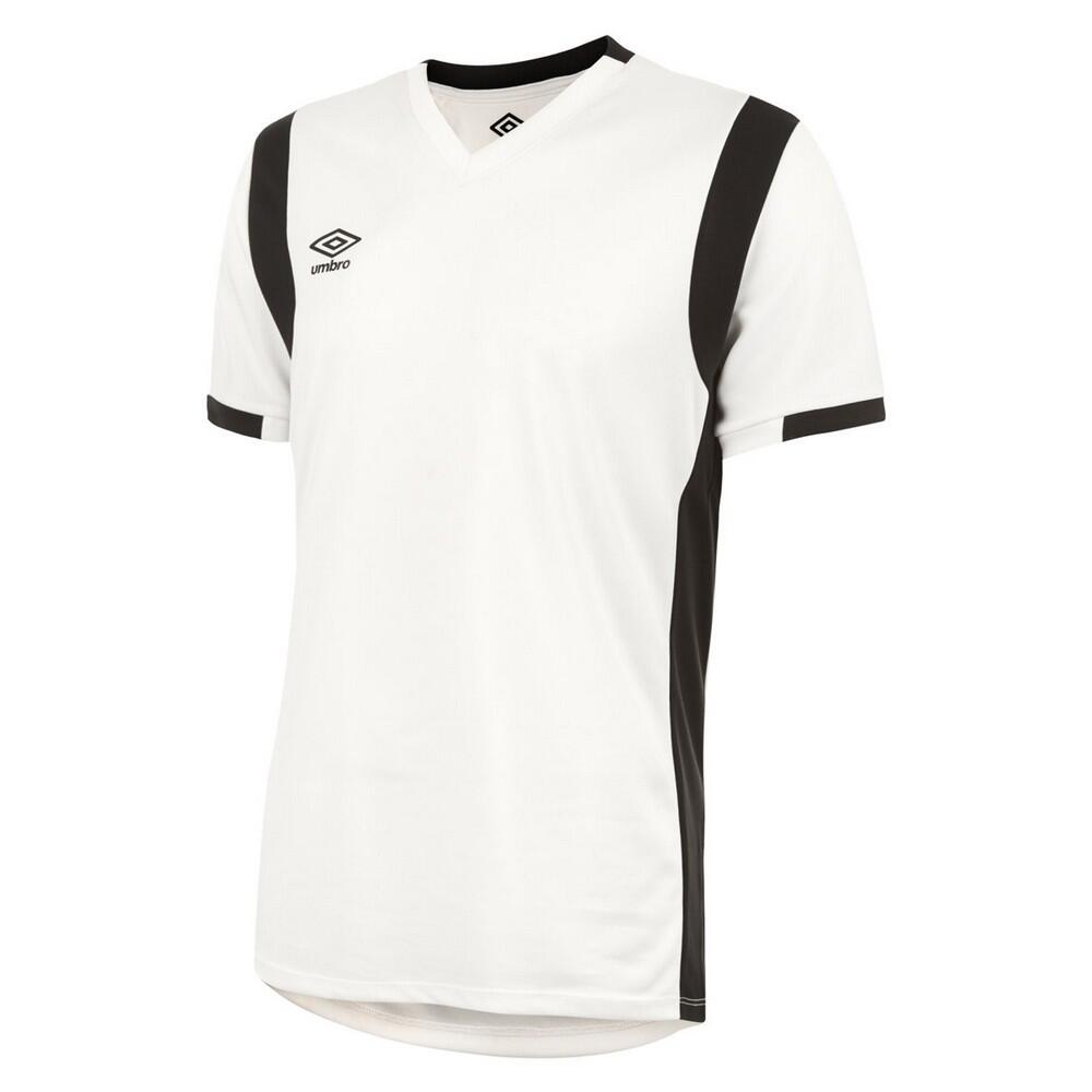 UMBRO Childrens/Kids Spartan ShortSleeved Jersey (White/Black)