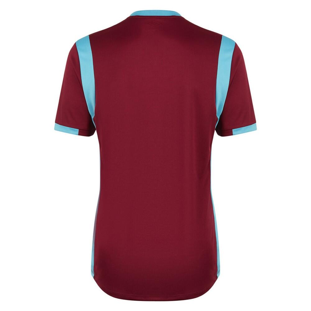 Childrens/Kids Spartan ShortSleeved Jersey (New Claret/Sky Blue) 2/3