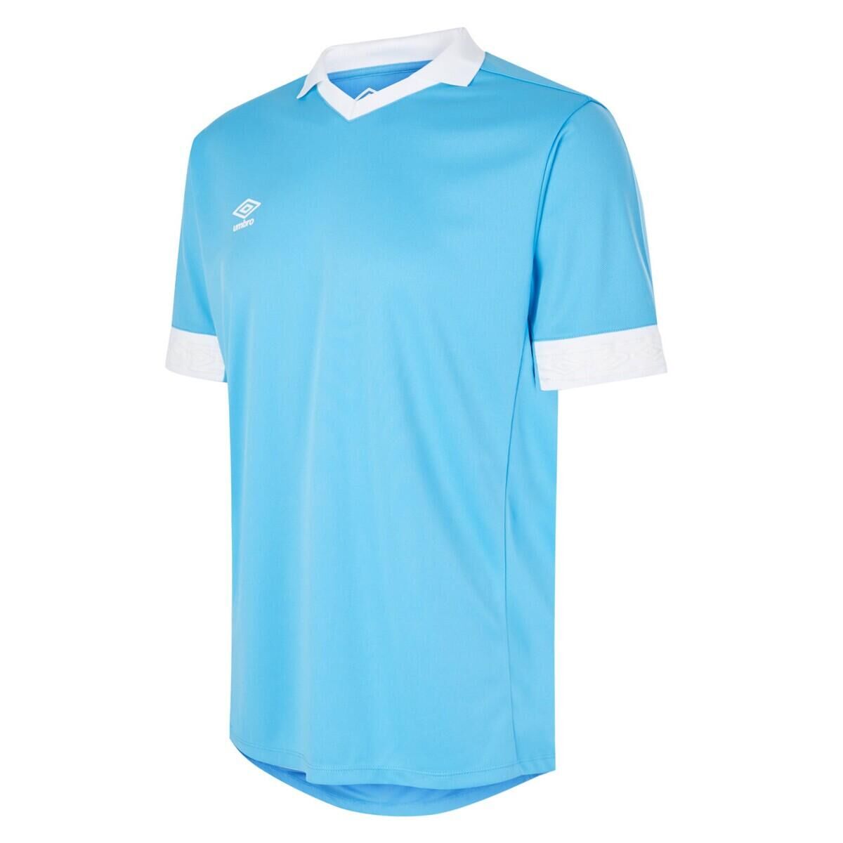 UMBRO Childrens/Kids Tempest ShortSleeved Jersey (Sky Blue/White)