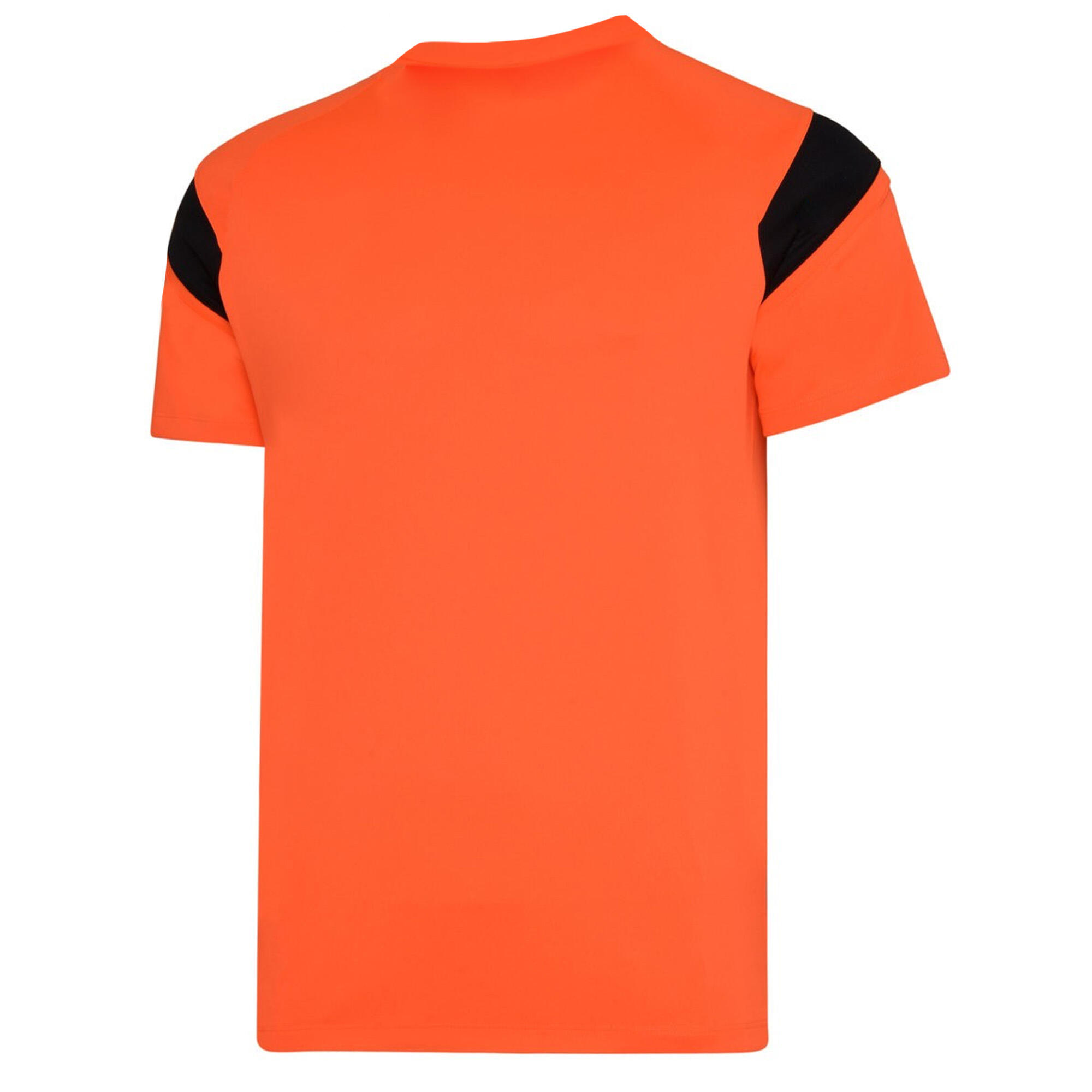 Childrens/Kids Training Jersey (Shocking Orange/Black) 2/3
