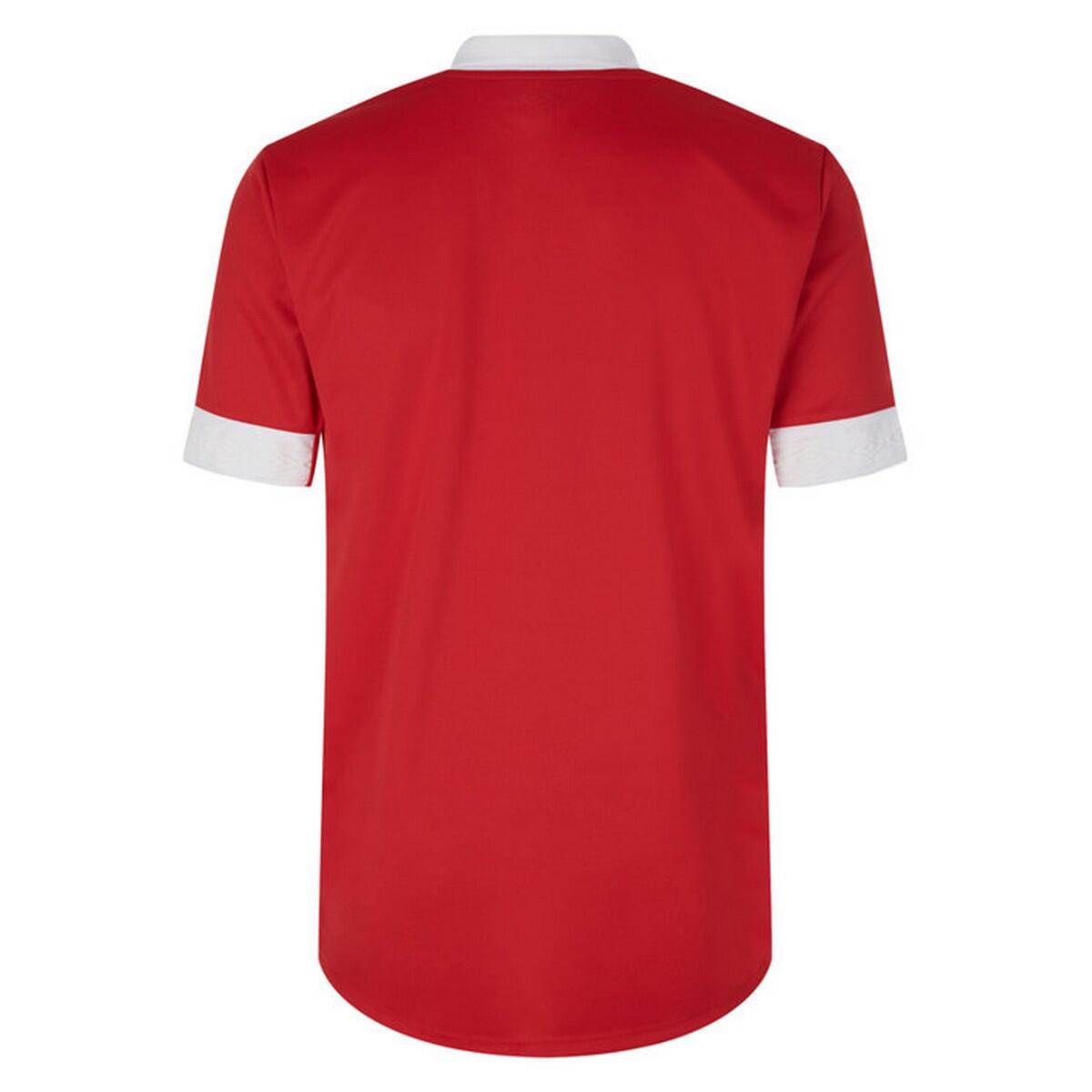 "Tempest" Trikot für kurzärmlig Kinder Zinnoberrot/Weiß 2/3