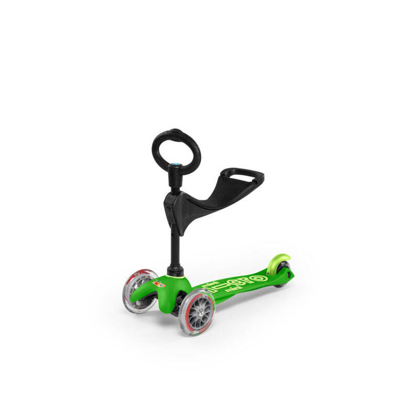 PATINETE INFANTIL MICRO MINI 3en1 DELUXE ROSA DE 3 RUEDAS EVOLUTIVO