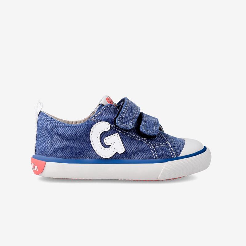 Zapatillas Caminar Doble Cierre Adherente para Niño Garvalin 232810A Azul
