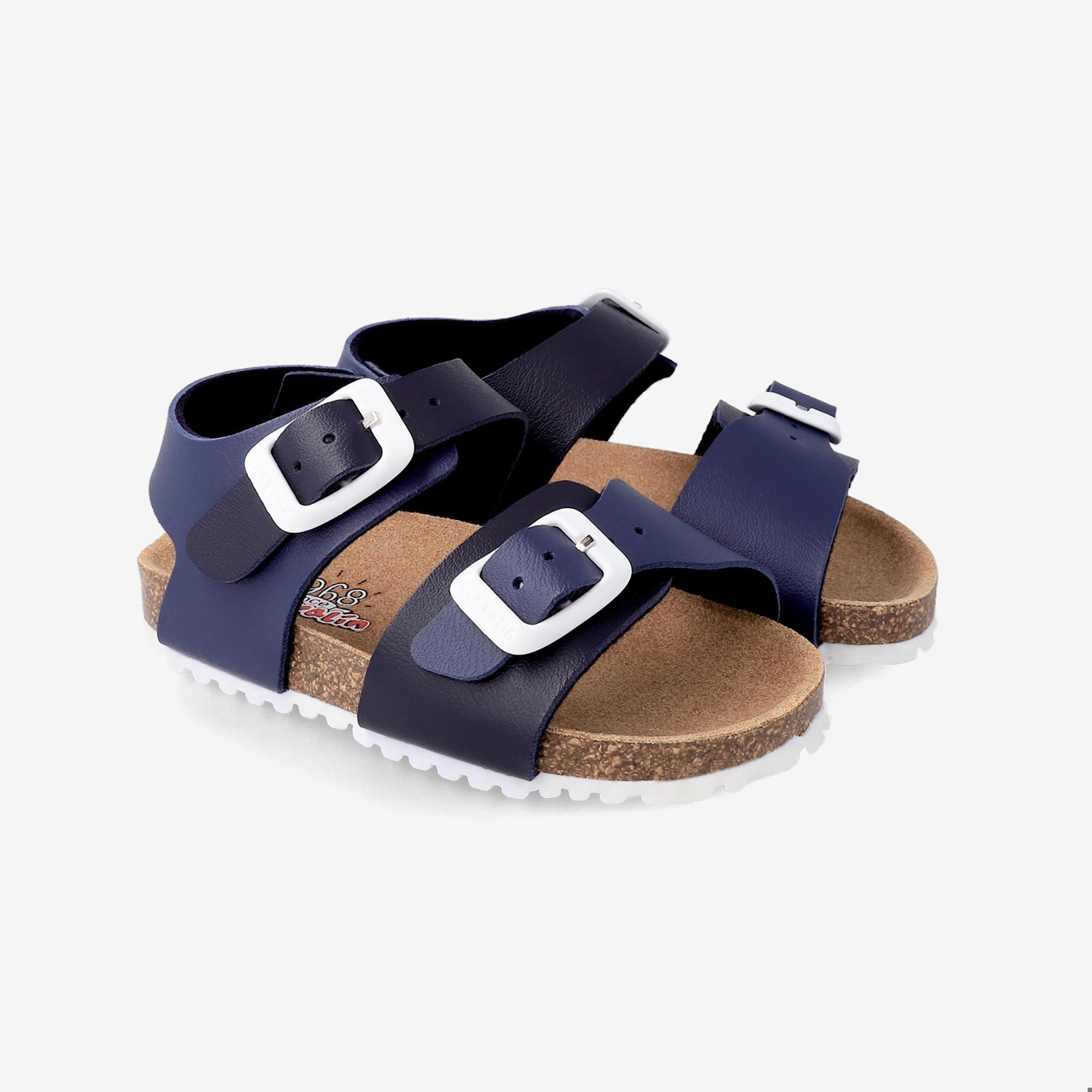 Sandalias Abiertas con Hebilla para Niño Garvalin 192480A Azules 2/5
