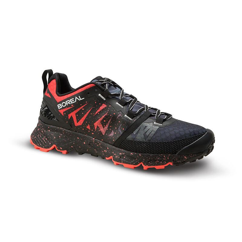 Zapatillas trail running de hombre SAURUS 2.0 BLACK/RED BOREAL