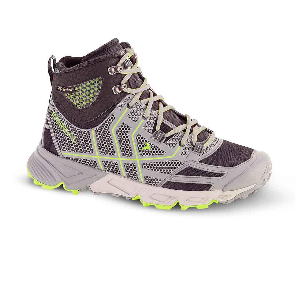 Boreal - Chaussures De Marche Légères Femme Tsunami Mid Wmns Boreal - Chaussures De Sport - Gris|jaune|vert - 41,5 - Decathlon