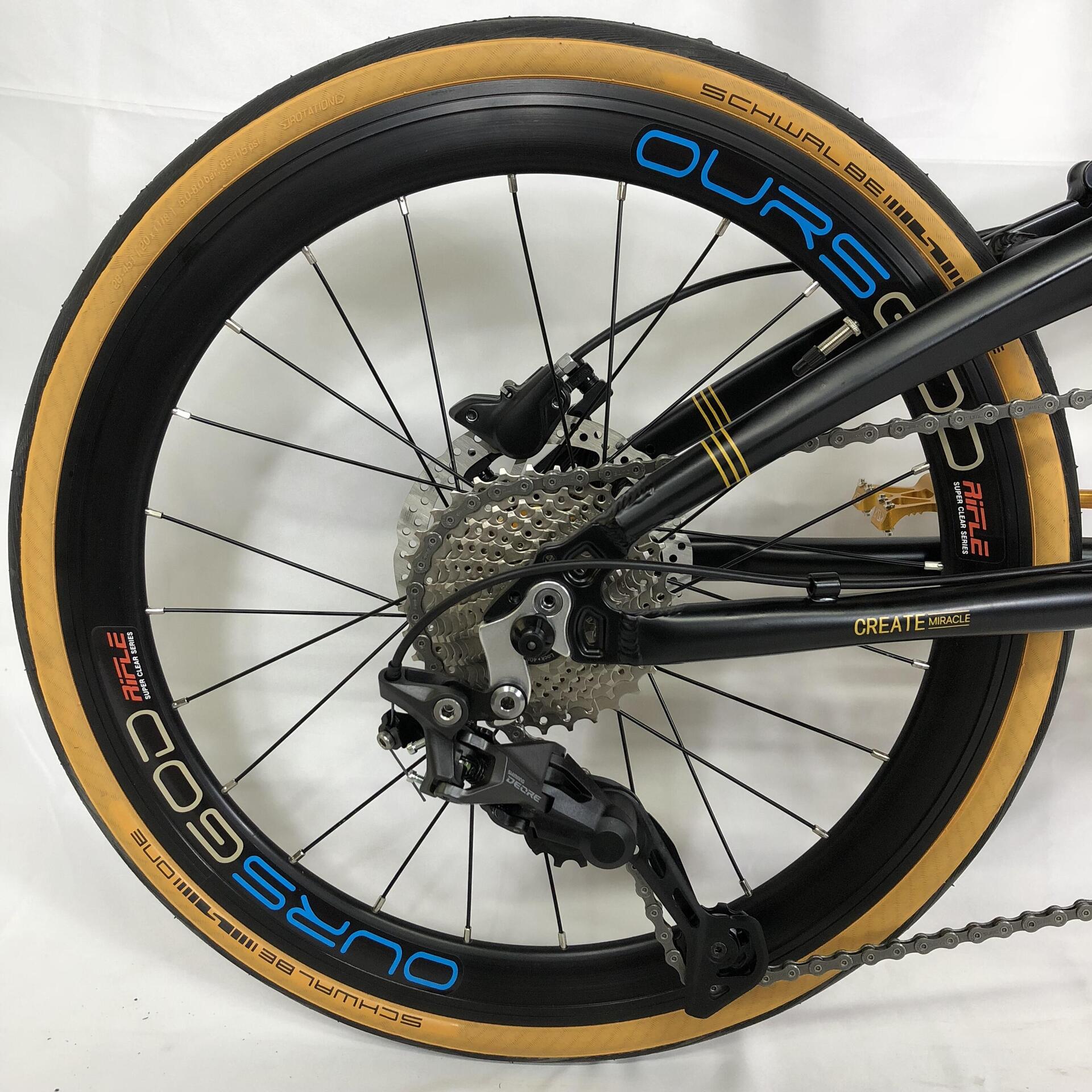 Folding Bicycle SP90 LITEPRO Aluminium 451mm Schwalbe Tyres