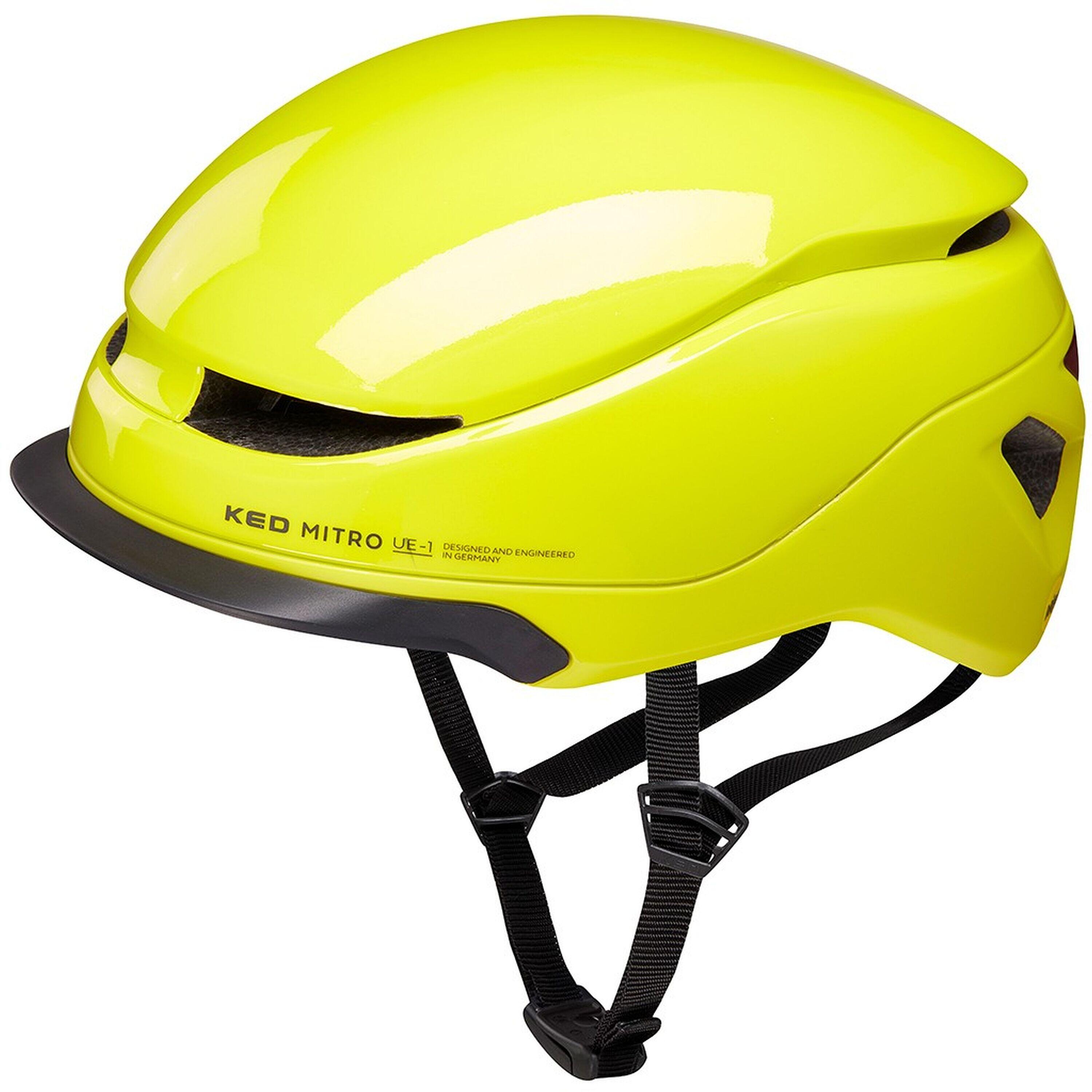 Kask rowerowy MITRO, neonowy zielony