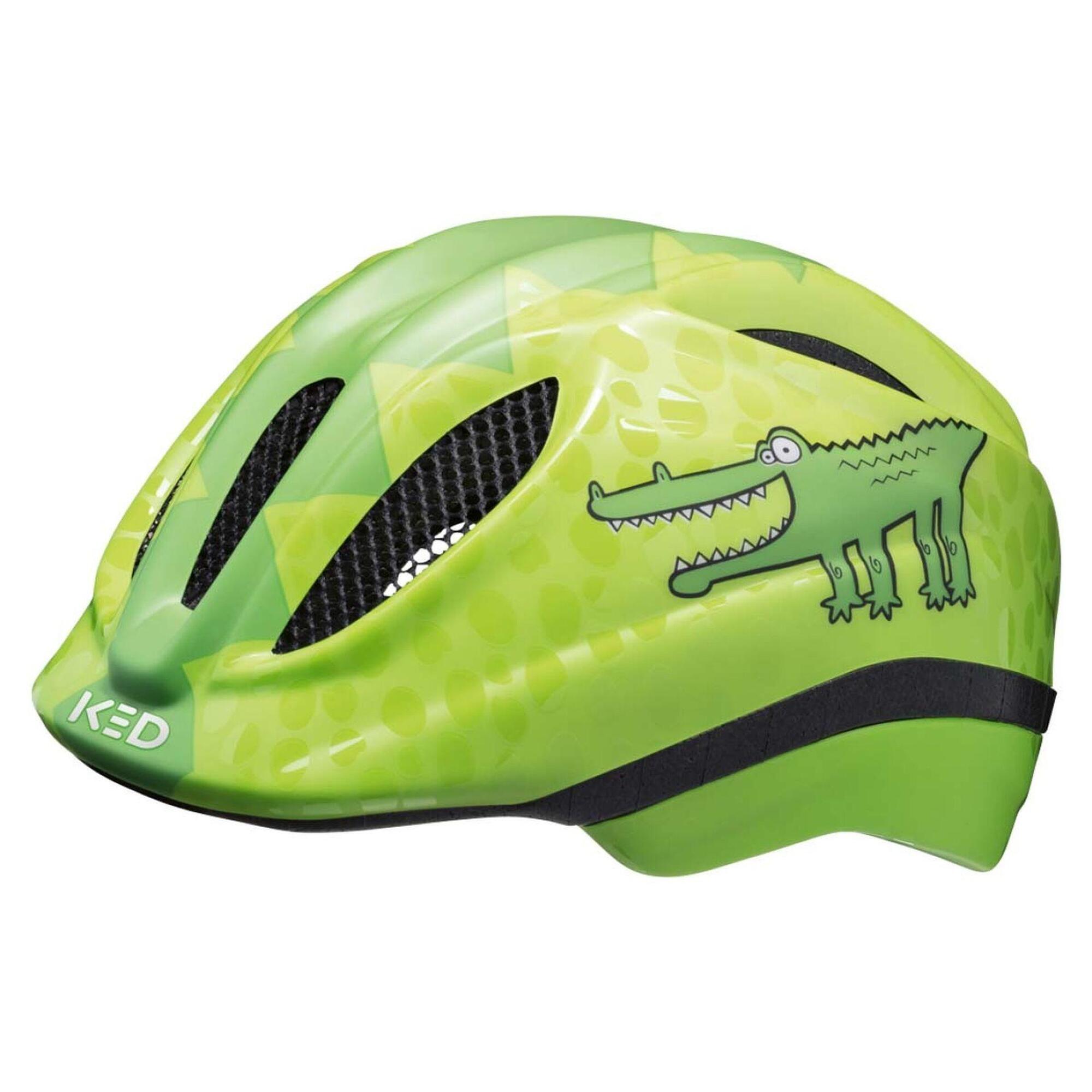 Kask dziecięcy MEGGY II TREND, zielony croco