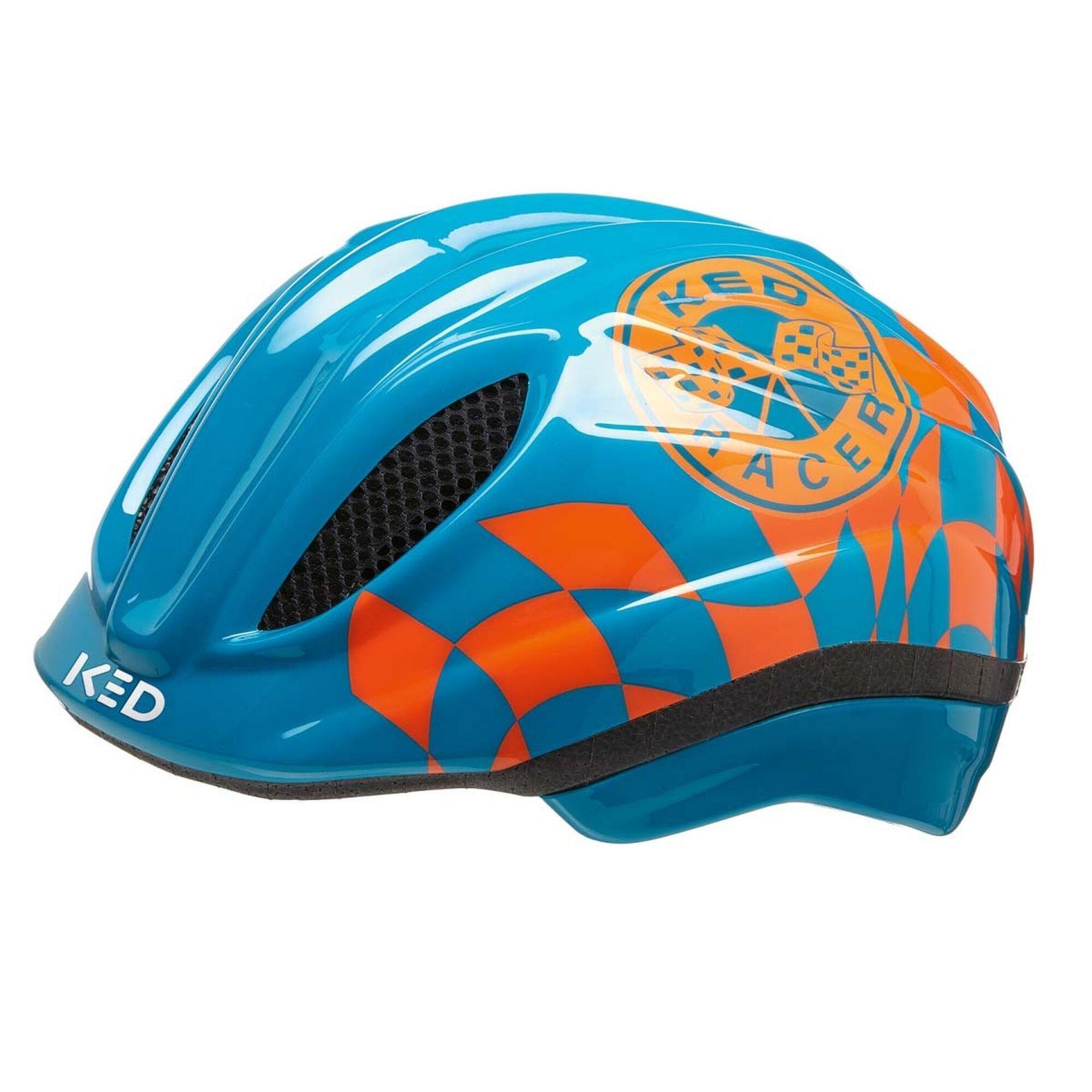 Ked - Casque De Vélo Pour Enfants Meggy Ii Trend - Casque - Bleu|orange - Decathlon