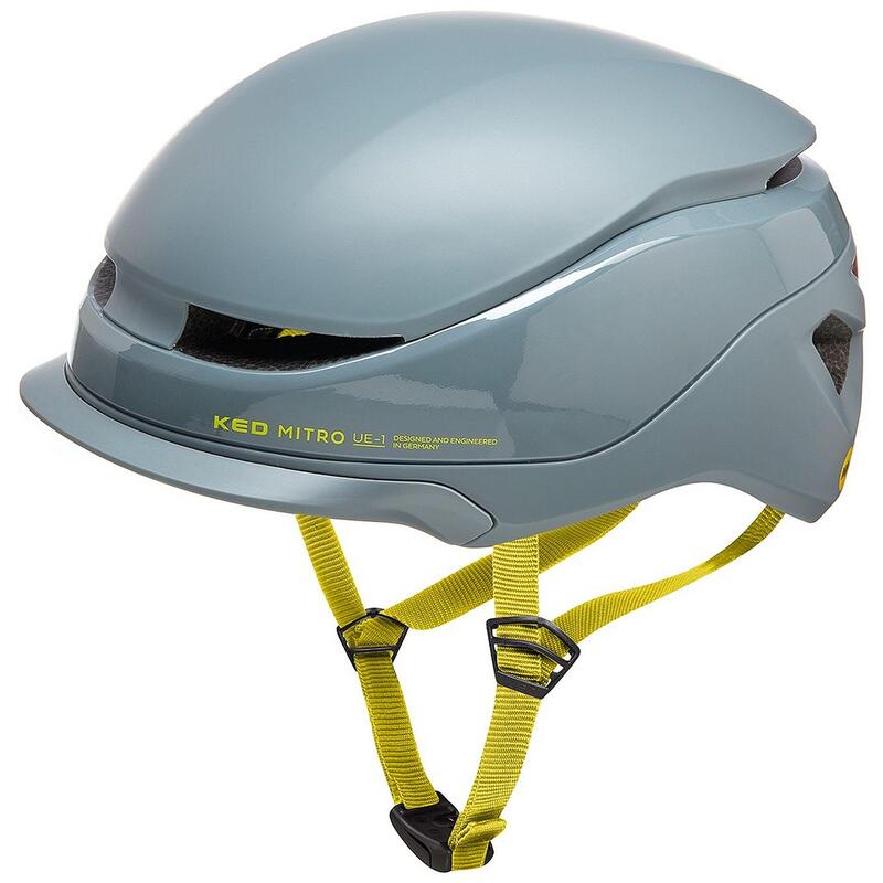 KED Casco da bicicletta MITRO, grigio scuro