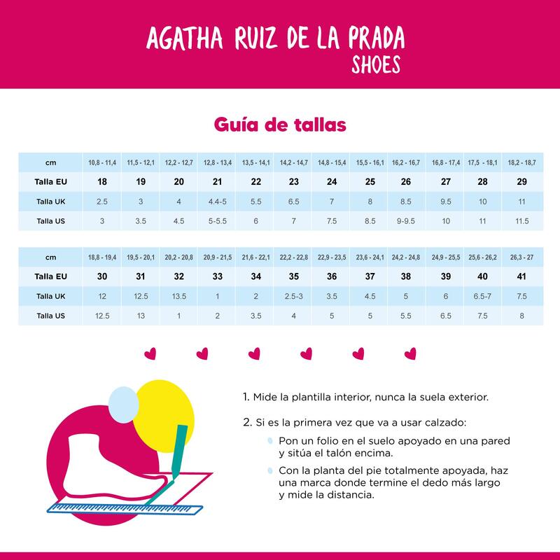 Zapatillas Deportivas para niña Agatha Ruiz De La Prada 232920A Multicolor  | Decathlon
