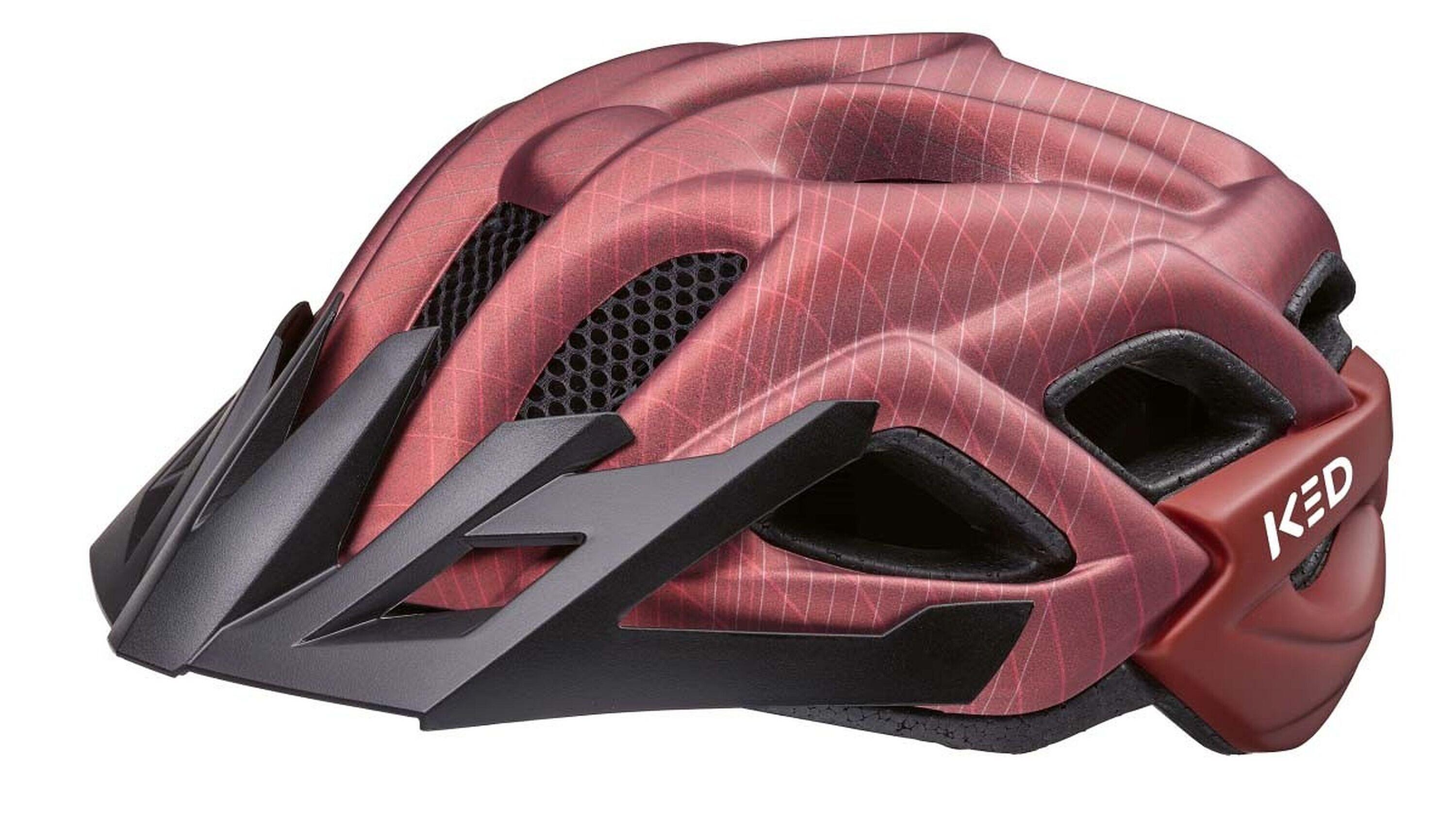 KED KED Casco da bici per bambini STATUS JR., rosso