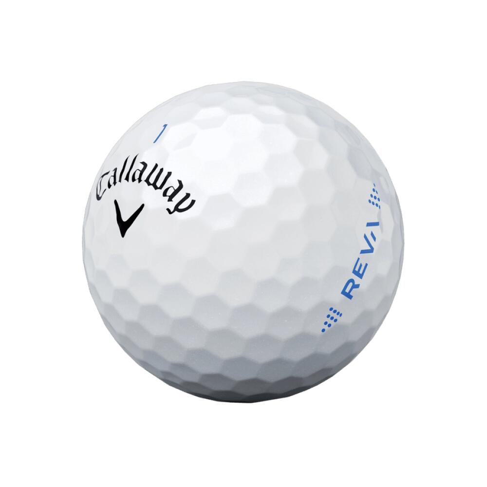 Paquete de 12 bolas de golf Callaway REVA 3/3