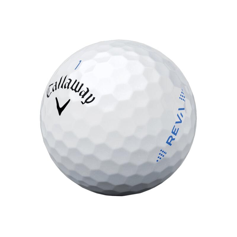 Paquete de 12 bolas de golf Callaway REVA