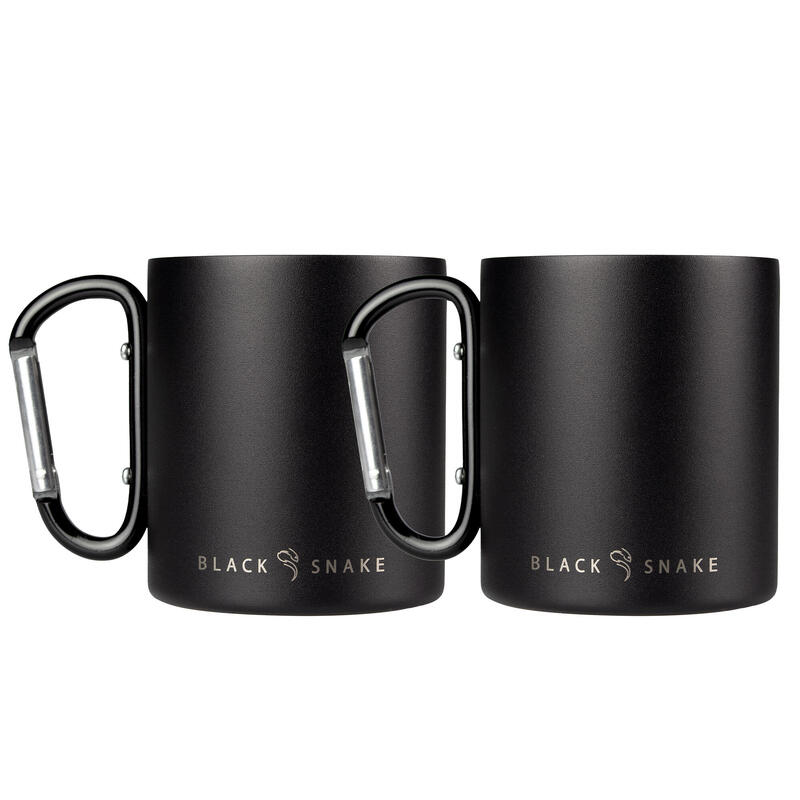 2 x tasse thermique en acier inoxydable - 300 ml par tasse - tasse isolante  à double