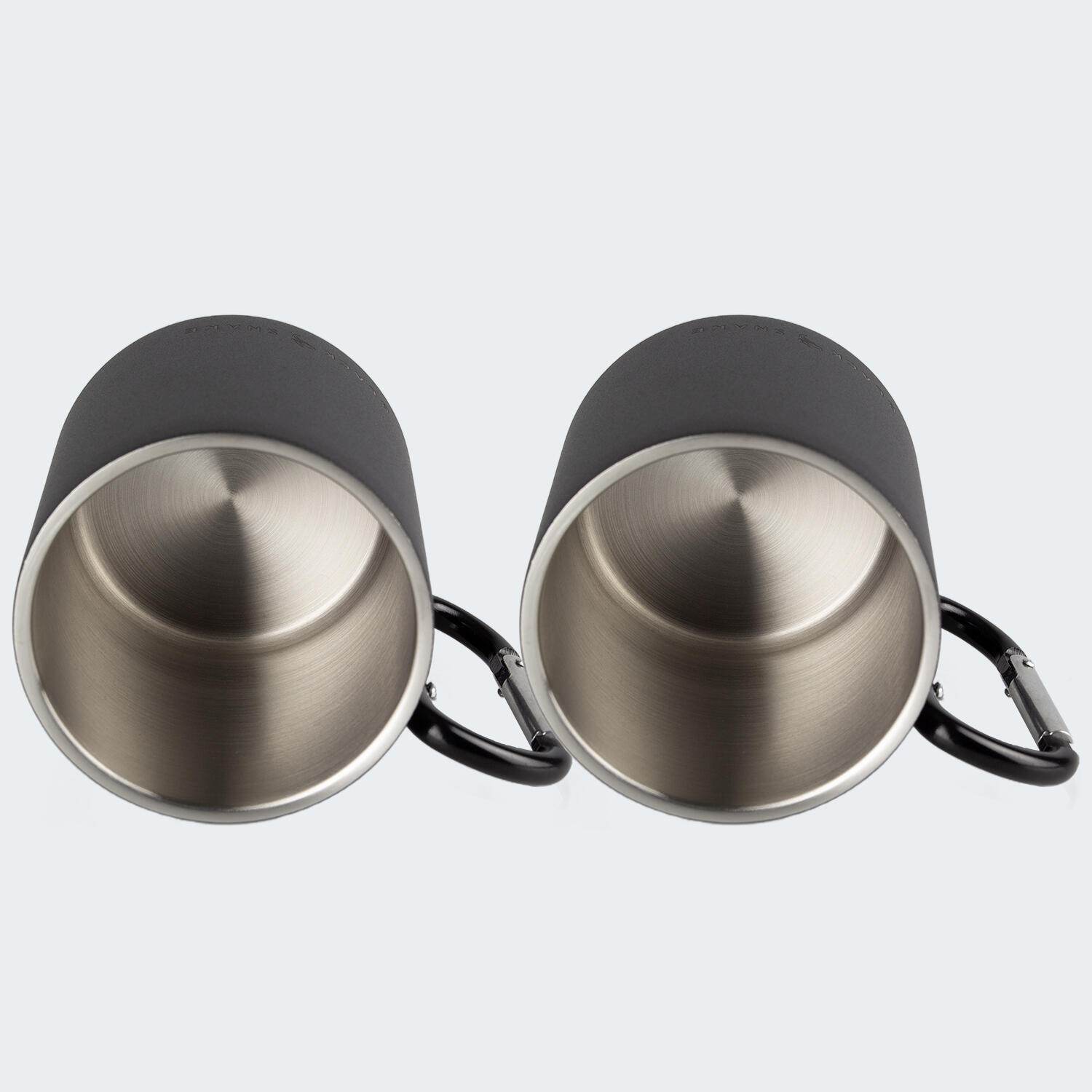 Tasse à Café Inox 340 Ml Avec Mousqueton – 135g – Neuve