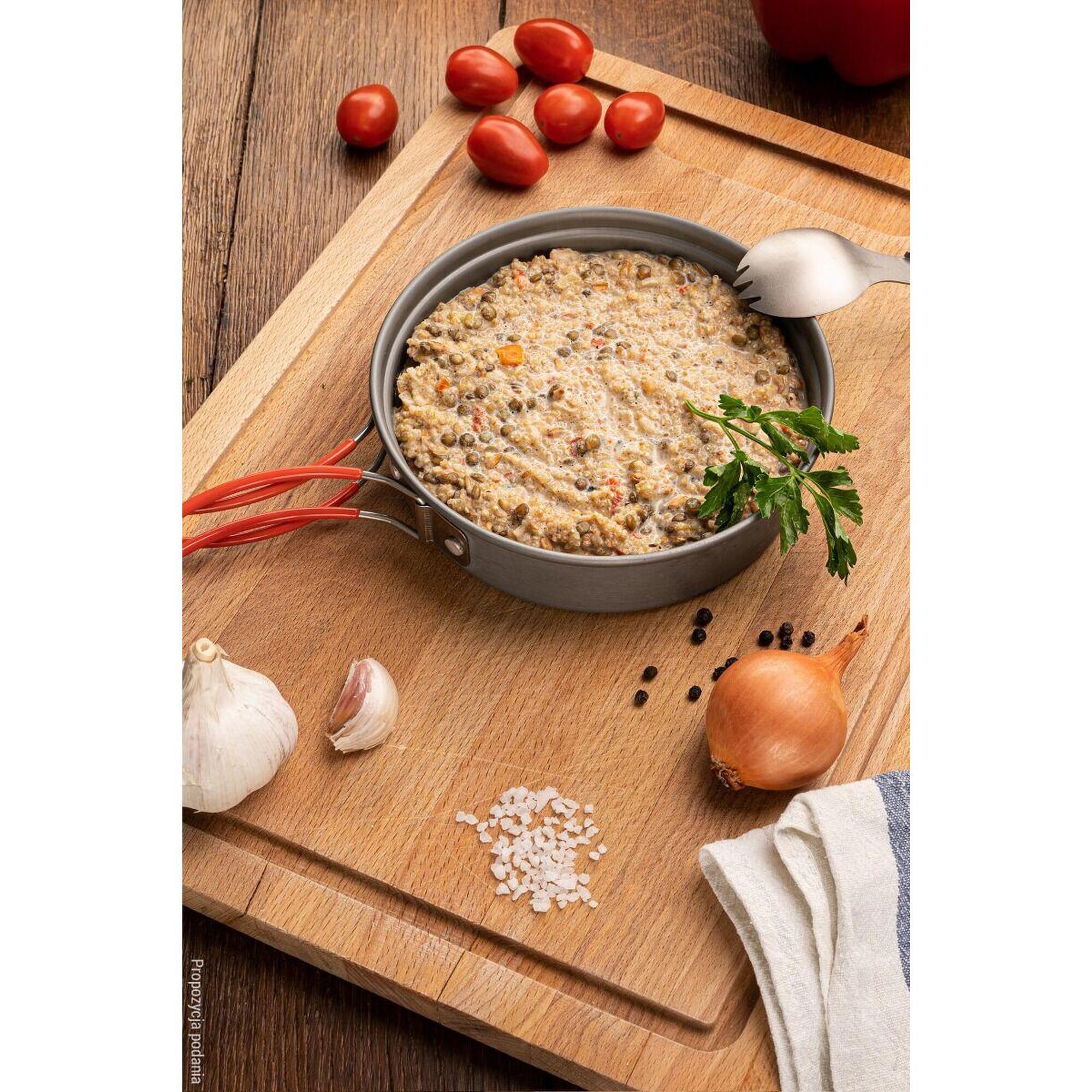 Dehydratované jídlo quinoa se zelenou čočkou, 135 g