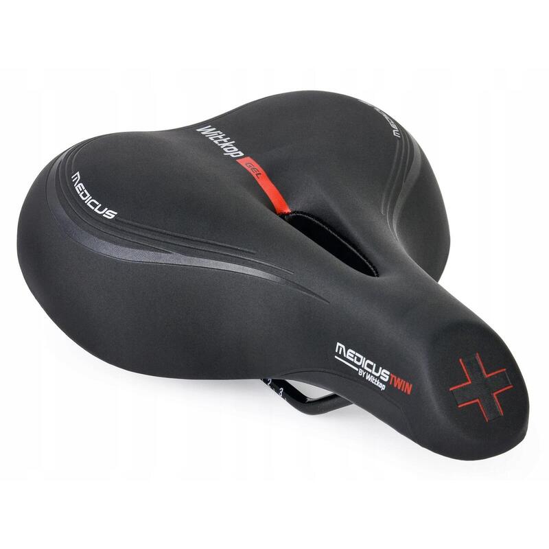 Medicus 3.0 Selle de vélo - Selle unisexe large - Noir