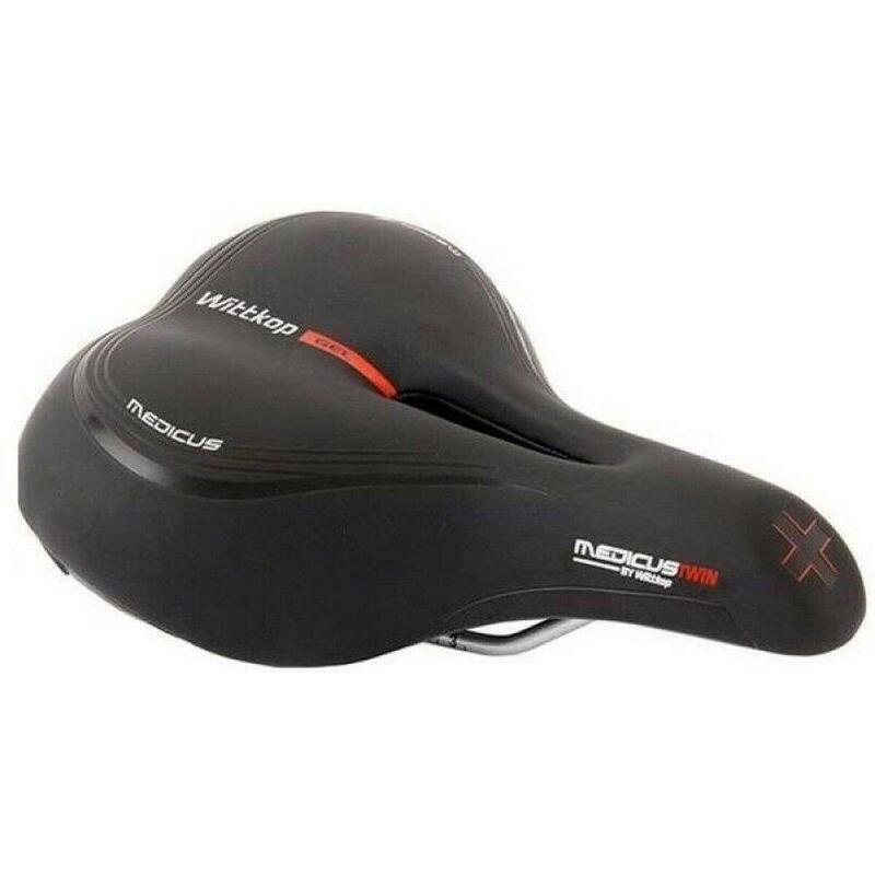 Medicus 3.0 Selle de vélo - Selle unisexe large - Noir