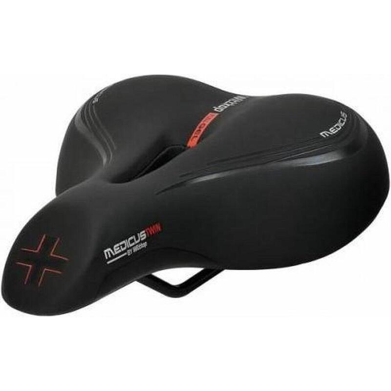 Medicus 3.0 Selle de vélo - Selle unisexe large - Noir