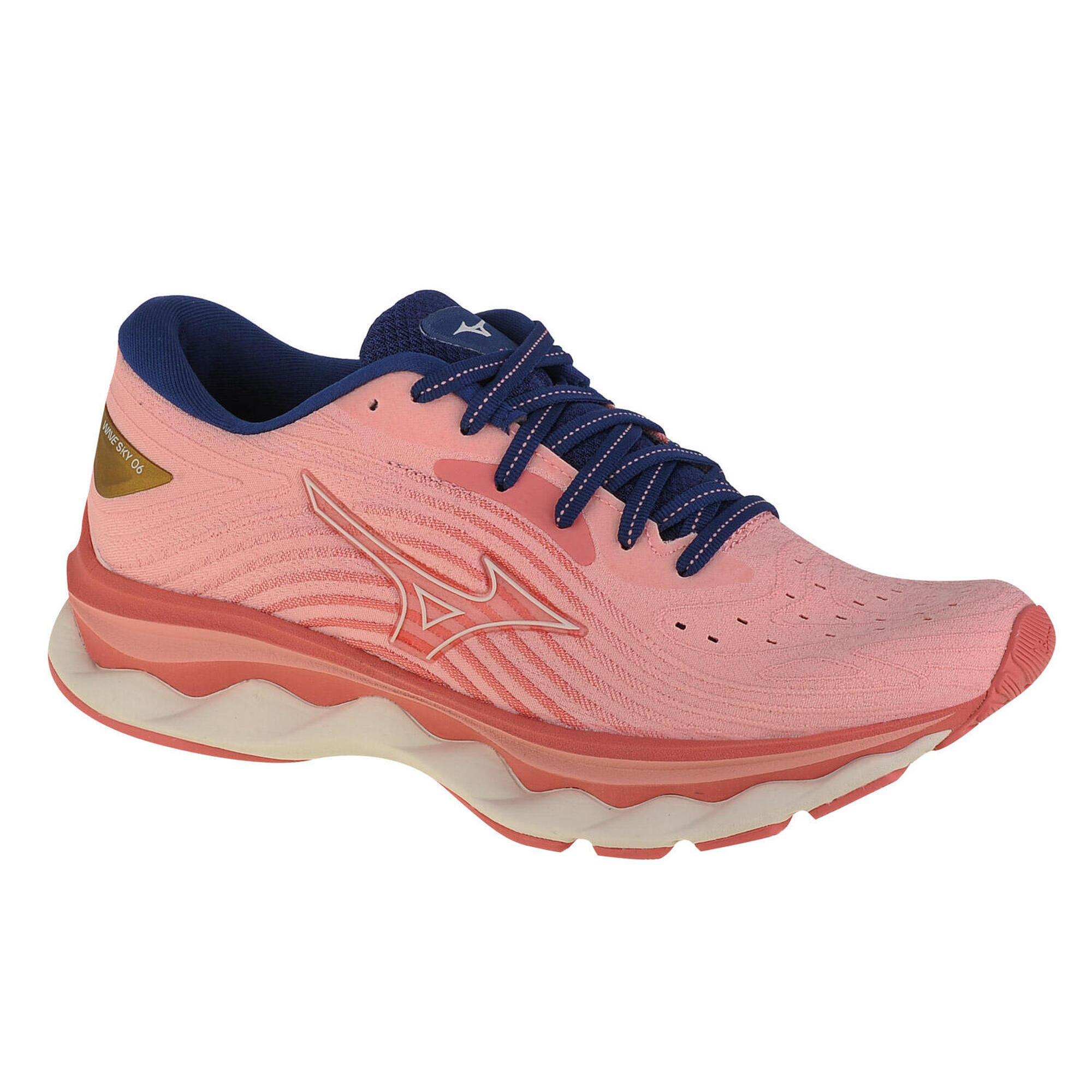 Mizuno - Chaussures De Running Pour Femmes Wave Sky 6 - Chaussures De Sport - Rose - 37 - Decathlon